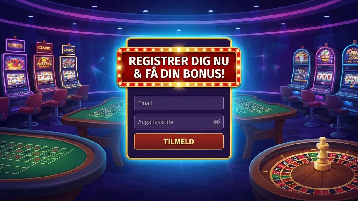 Registrering med bonus